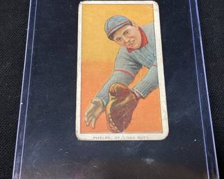 1910 T206 EDDIE PHELPS PIEDMONT CIGARETTE TOBACCO BASEBALL CARD, ST.LOUIS NATIONALS
