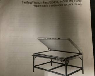 VACUSEAL 4468H VACUUM SEAL DRY MOUNT PRESS NO SHIPPING PICKUP ONLY