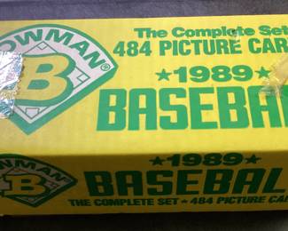 1989 BOWMAN COMPLETE BASEBALL CARD SET, KEN GRIFFEY JR., CAL RIPKEN JR,. BARRY BONDS,