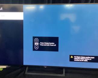 SONY 65in TV, MODEL XBR-65X850E, NO REMOTE POWERS ON NO SHIPPING PICKUP ONLY