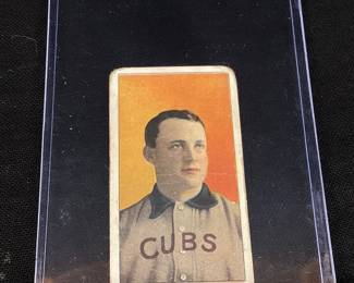 1911 T206 ORVAL OVERALL PIEDMONT CIGARETTE TOBACCO BASEBALL CARD, CHICAGO CUBS