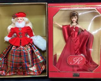 1996 JEWEL PRINCESS & 2000 COUNTESS OF RUBIES BARBIES, NIB