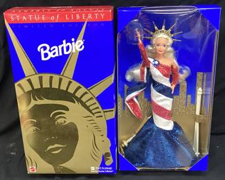 1995 STATUE OF LIBERTY BARBIE, LIMITED EDITION, NIB