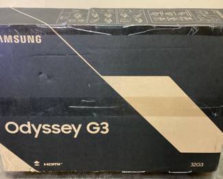 32in SAMSUNG ODYSSEY G3 GAMING MONITOR, NEW IN BOX