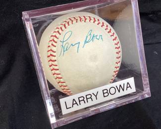 PHILADELPHIA PHILLIES LARRY BOWA WORLD SERIES CHAMPION AUTOGRAPHED BASEBALL, NO COA