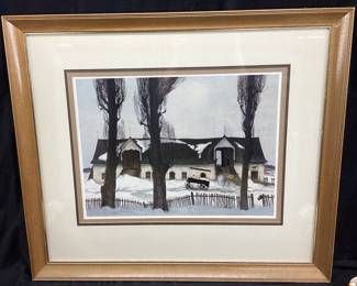 FRANKLIN ARBUCKLE FRAMED PRINT NO SHIPPING PICKUP ONLY