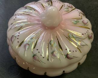 VTG. FENTON ROSALENE PUFF BOX LIMITED #403