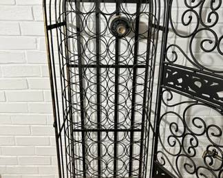 45 Bottle Metal Wine Cage