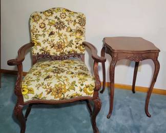 018 Chair Table A La Louis XV