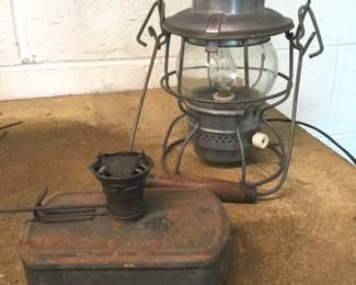 HIRAM PIPER Railroad Lantern