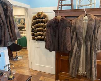 4 beautiful fur coats