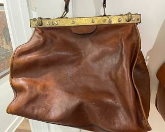 Italian leather doctors bag