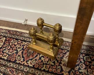 Vintage brass doorstops