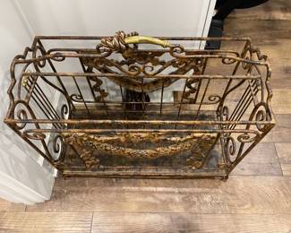 Gorgeous Maitland Smith Magazine Rack Canterbury