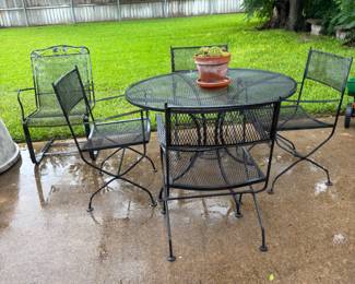 Patio table and chairs