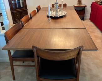 MCM Glyngore Stolfabrik Danish Modern Table and Chairs