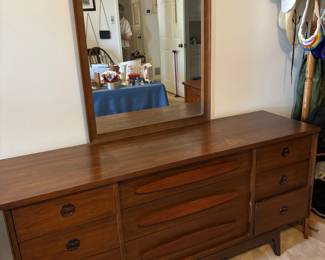 MCM Ward Furniture Walnut Dresser