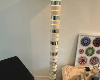 Mid Century torchiere lamp by Optique Palm beach regency
