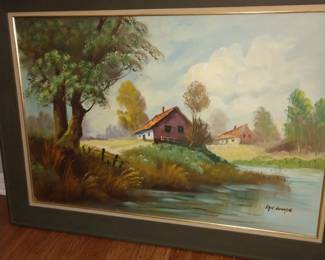 Signed oil on canvas