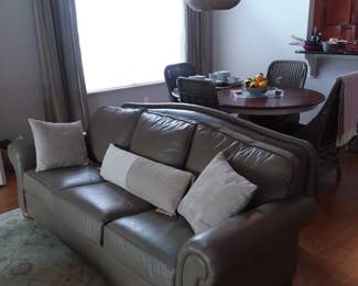 Leather Ethan Allen sofa