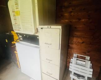 Filling cabinet $10
White outside tables $5 each
Washer and dryer $50 for the pair ( untested ) 