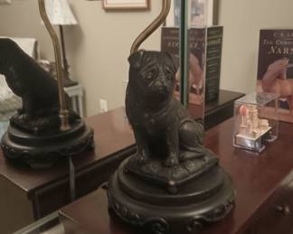 Vintage/antique dog lamp. Adorable.