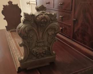 Antique book holder. Slides to change sizes. Rare.