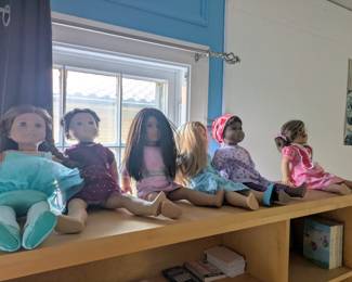 American Girl dolls.