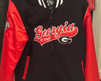 Georgia Go Dogs Medium Jacket New