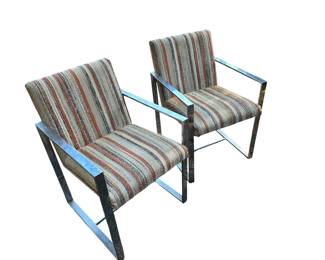 Italian Style MCM Chairs Pair