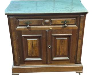 Antique Marble Top Washstand (Missing Front Knob)