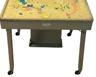 Vintage Baby Chair Table Walker
