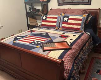 Master Bedroom Set American Theme Queen Sleigh Bed