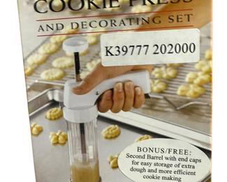 Cookie Press and Decorating Set