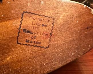 Wooden Pintail Drake Deco Duck Signed