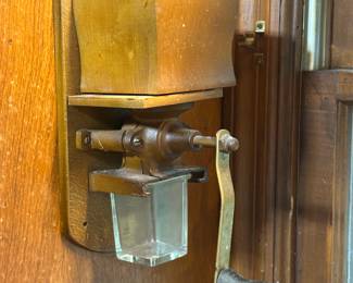 Antique Wall Mounted Coffee Grinder