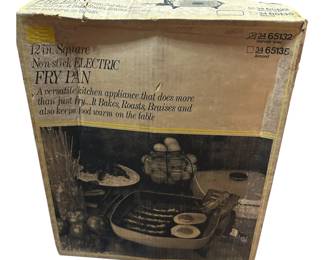 Vintage New Electric Fry Pan
