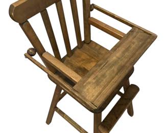 Vintage Wood Doll Chair