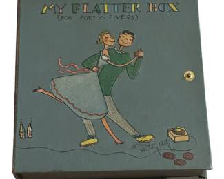 Vintage 45 rpm Case