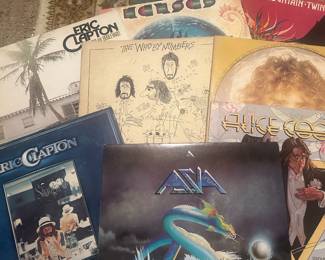 Vintage Vinyl Record Asia Alice Cooper Eric Clapton The Who