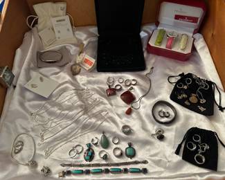 Vintage Jade and Sterling Silver