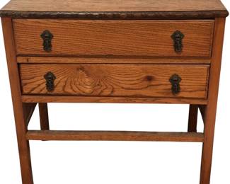 English Oak Chest Of Drawers
