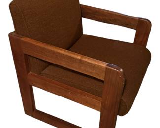 Pair of Vintage MCM Cube Arm Chairs