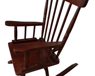 Vintage Spindle Rocking Chair
