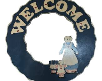 Welcome Folk Art
