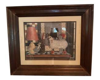 Vintage Picture in Frame