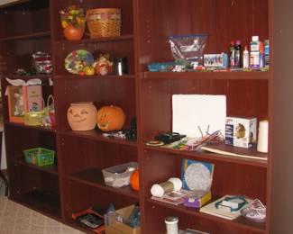 Crafts/holiday/bookcases