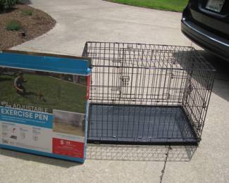 Pet items, cages, carriers, etc.
