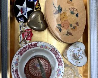 Ephemera and glassware