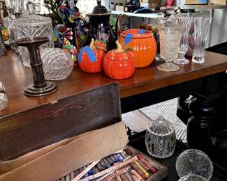Various glassware, etc